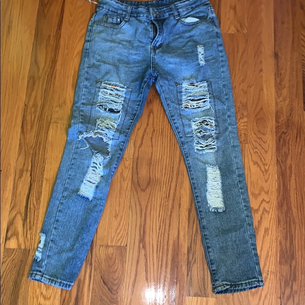 ripped jeans